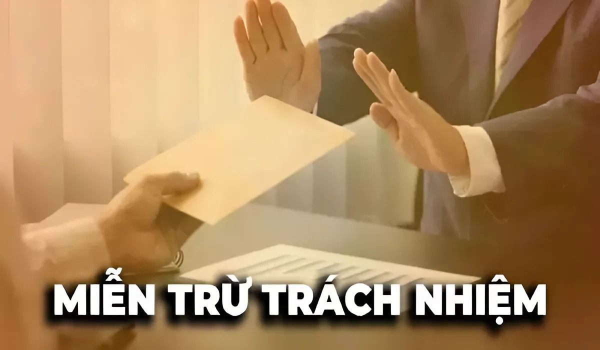 miễn trừ trách nhiệm với người dùng chưa đủ tuổi 